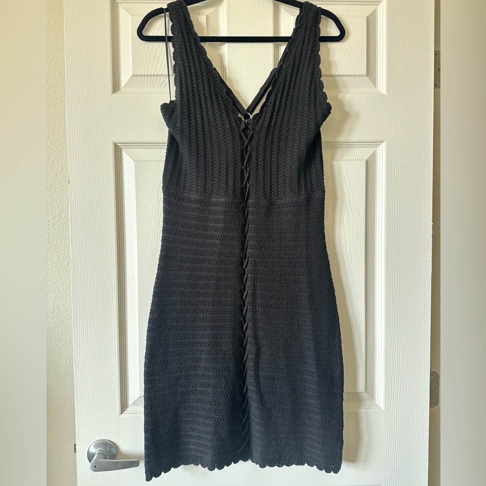 Black Knit Dress